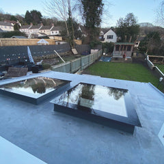 1000 x 1000 pitched rooflight